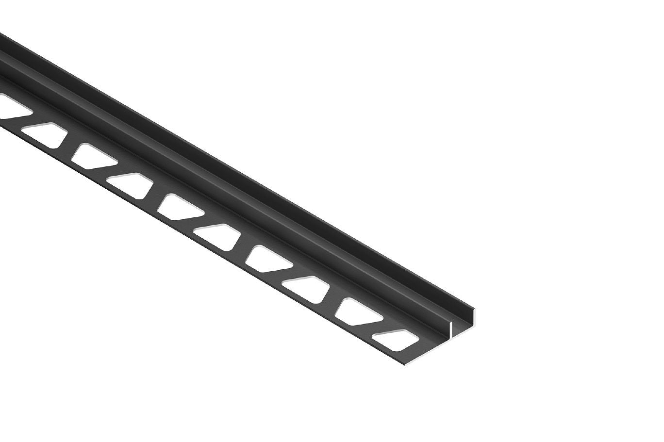 Schluter DECO-SG Profilé décoratif de protection à rainure aluminium anodisé noir mat 5/16" (8 mm) x 1/2" x 8' 2-1/2"