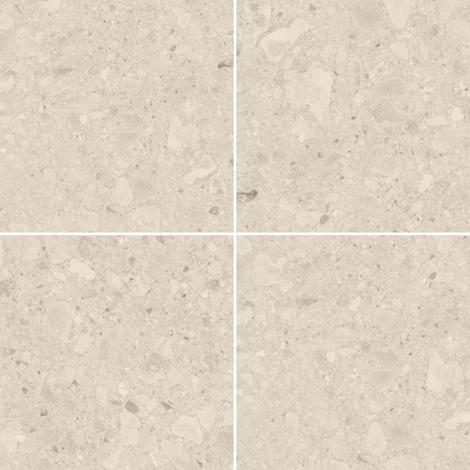 Carreaux de céramique Collection Flodsten 24 po x 24 po crème finition mat