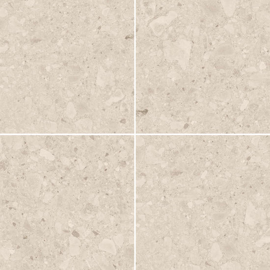 Carreaux de céramique Collection Flodsten 24 po x 24 po crème finition mat