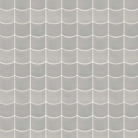 Carreaux de céramique Collection Wave 5 po x 5 po, gris, format carré