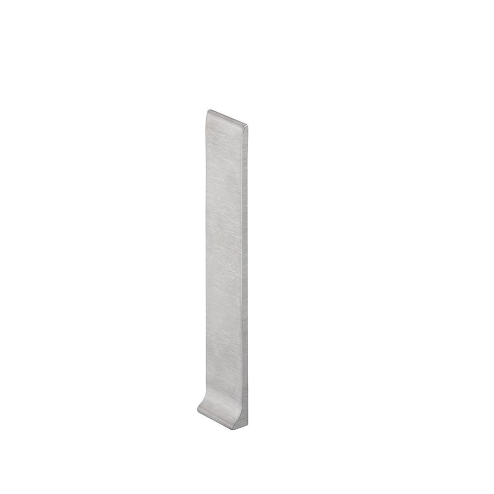 Schluter DESIGNBASE-SL Cap de fermeture de droite - acier inoxydable (V2) brossé 6-3/8" (160 mm)