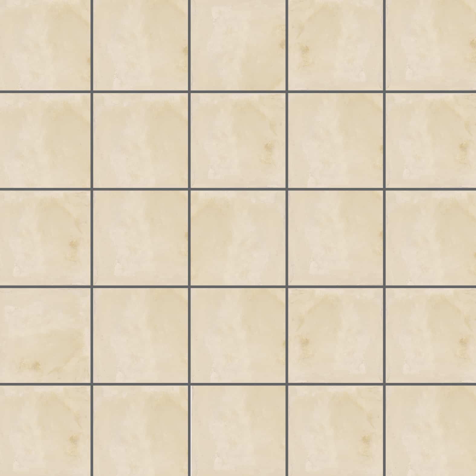 Carreaux de céramique Collection Terra 8 po x 8 po Avorio, ton ivoire crème, fini satiné