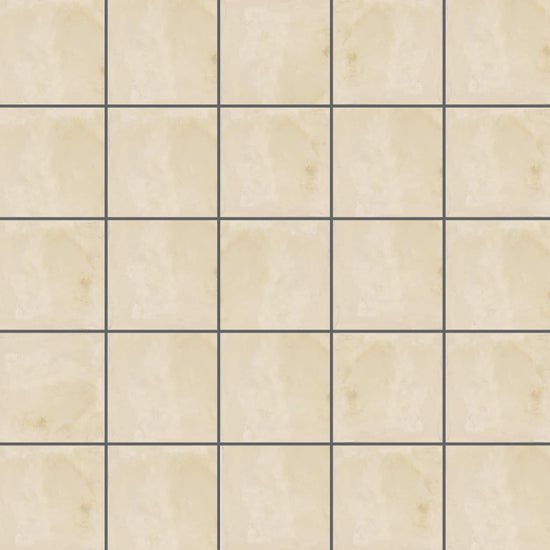 Carreaux de céramique Collection Terra 8 po x 8 po Avorio, ton ivoire crème, fini satiné