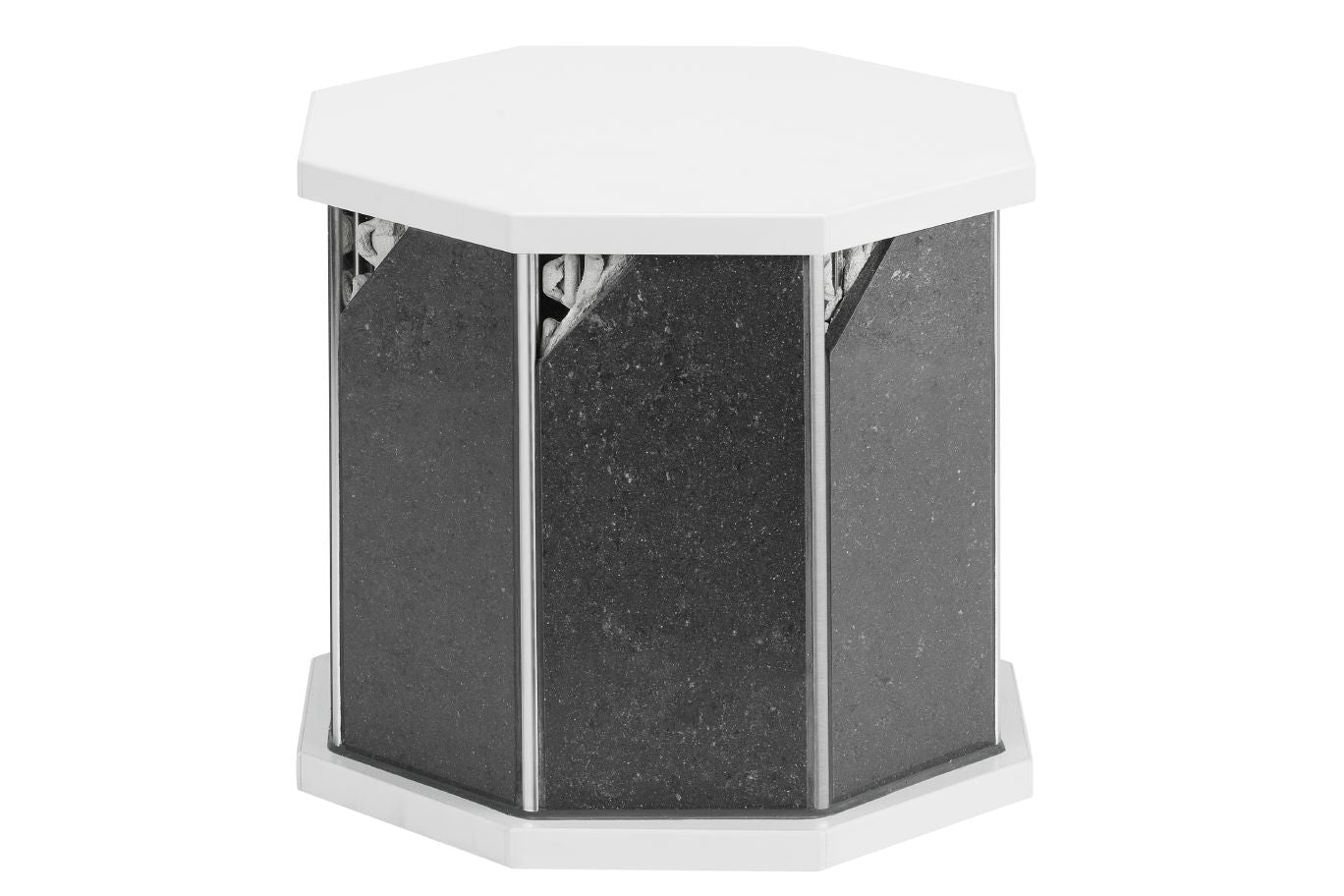 Schluter DECO-DE Profilé décoratif et de protection des rebors pour coins extérieurs à 135° - acier inoxydable (V2) brossé 3/8" (10 mm) x 8' 2-1/2"