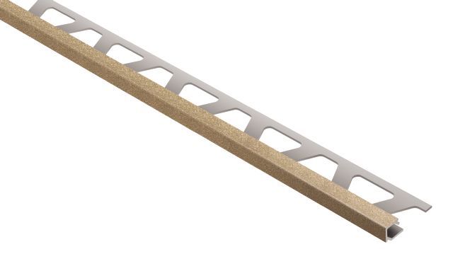 Schluter QUADEC Profilé de bordure carré - aluminium beige 5/16" (8 mm) x 8' 2-1/2"