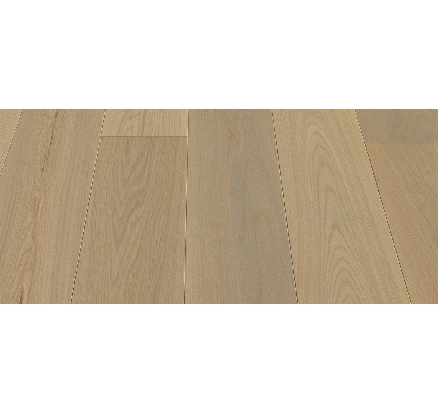 Preverco Bois d'ingénierie Flex19 Chêne blanc Nuance Prague mat, lames 5-1/8 po, ép. 3/4 po