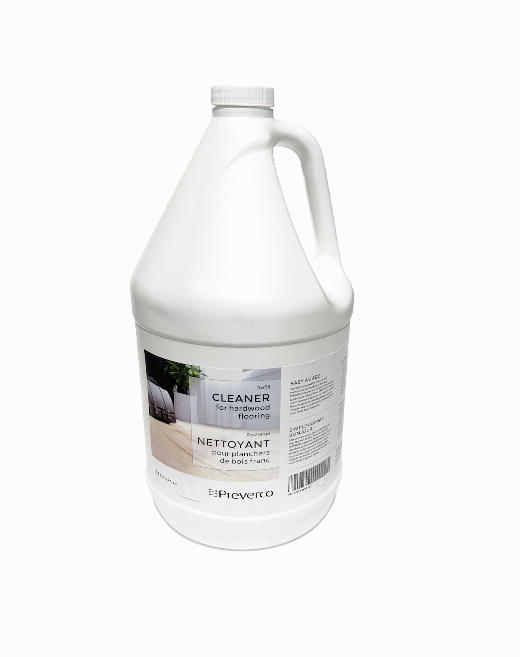 Preverco Nettoyant pour plancher de bois franc 3.61 L — bidon avec étiquette Preverco