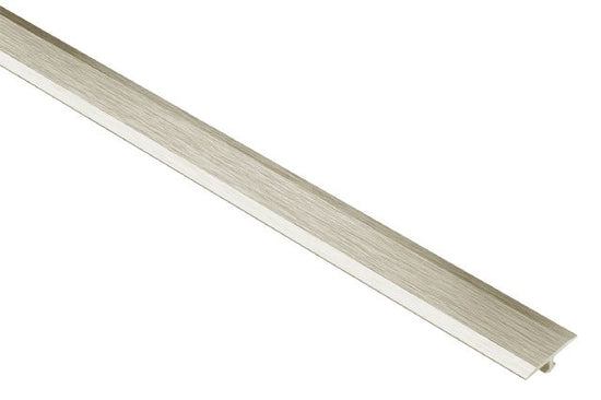 Schluter VINPRO-T Profilé en T pour la rénovation des planchers de vinyle Aluminium anodisé Nickel brossé 1/8" (3 mm) x 0.53" x 8' 2-1/2"