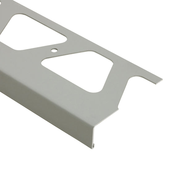 Schluter BARA-RW Profilé de bordure de balcon aluminium gris classique 1" (25 mm) x 8' 2-1/2"