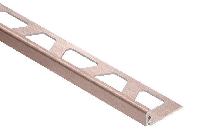 Schluter JOLLY Moulure de bordure de mur Aluminium anodisé Cuivre brossé 5/16" x 8' 2-1/2"
