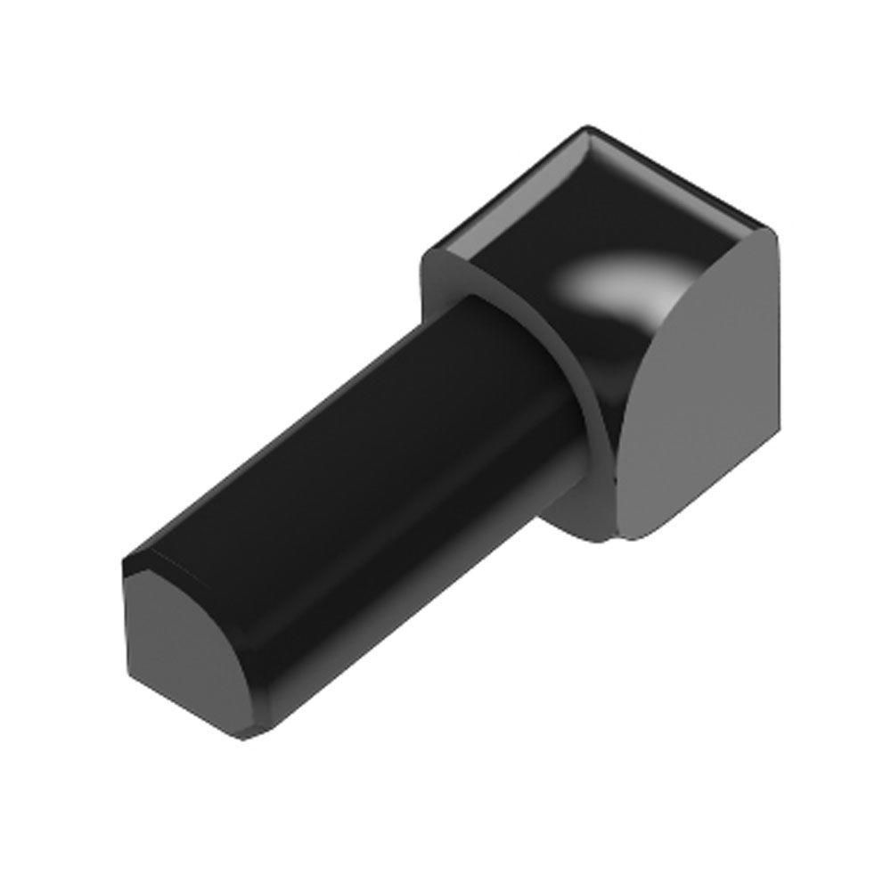 Schluter RONDEC Coin intérieur 90° - aluminium anodisé noir brillant 3/8" (10 mm)