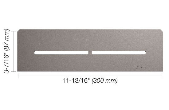 Schluter SHELF-N Étagère rectangulaire pour niche modèle Pure aluminium étain