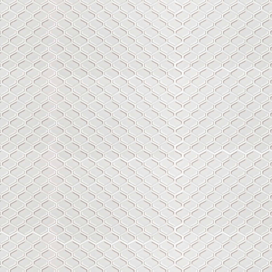 Carreaux de céramique | Collection Jersey - Mosaïque Hex - 2 po x 2 po