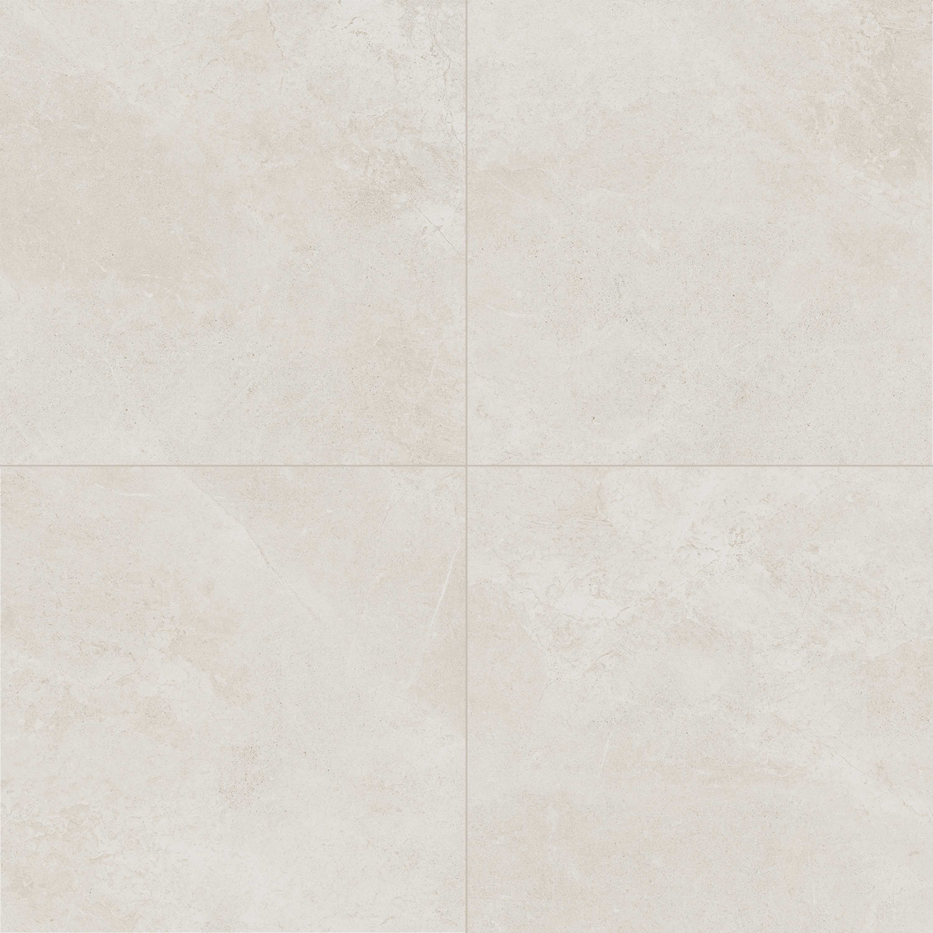 Carreaux de céramique | Collection Imperial Stone - 24 po x 24 po Blanc 24 po x 24 po Mat