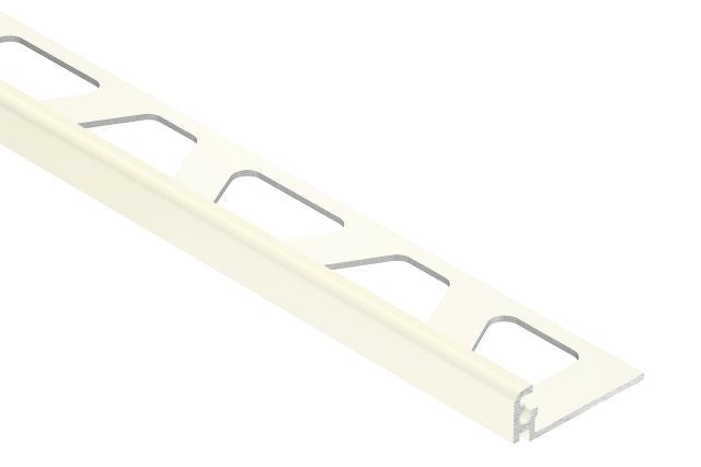 Schluter JOLLY Moulure de bordure de mur Aluminium Blanc 5/16" (8 mm) x 8' 2-1/2"
