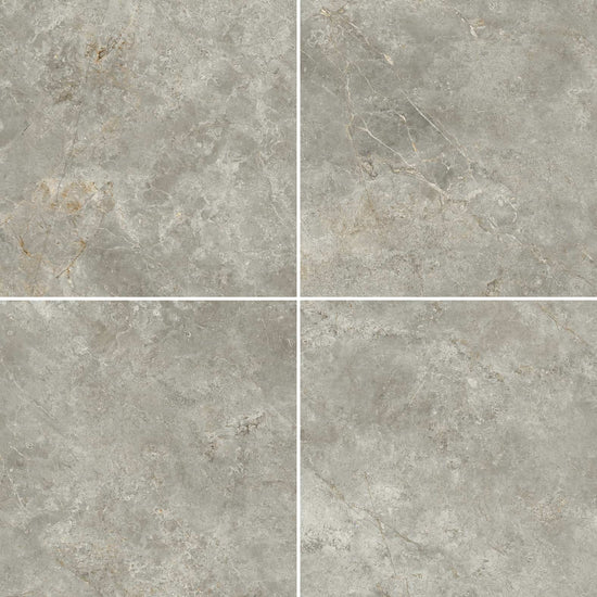 Carreaux de céramique Marmi Classici 24 po x 24 po Fior Di Bosco poli, finition marbre vert foncé veiné