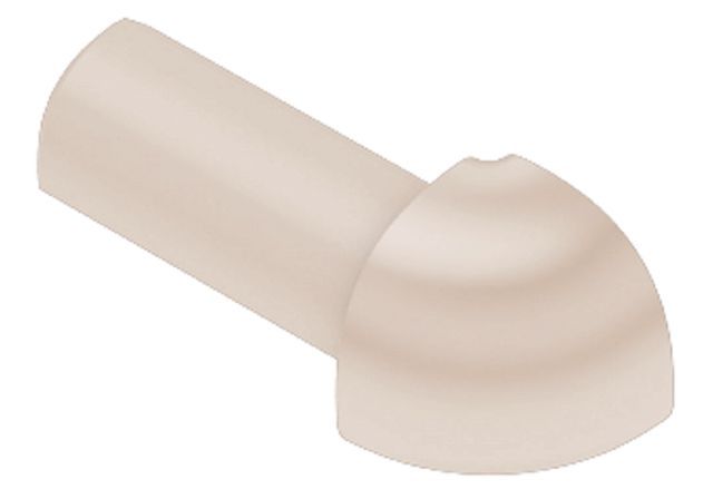Schluter RONDEC Coin extérieur 90° - plastique PVC bahamas 7/16" (11 mm)
