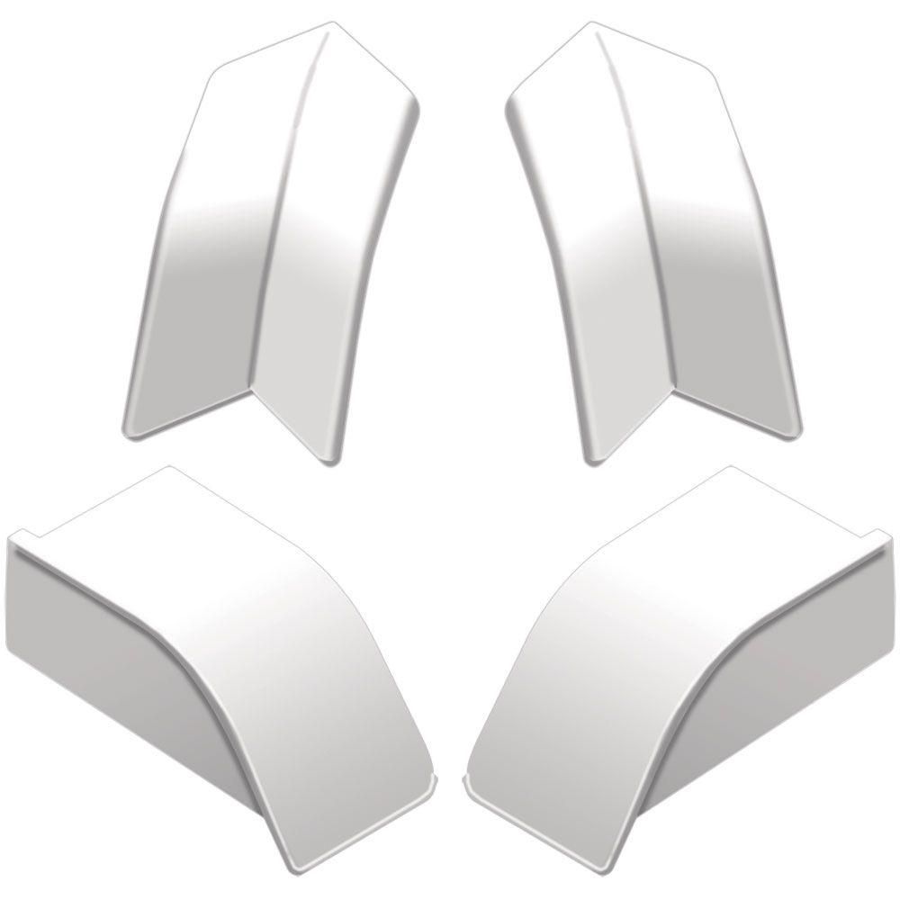 Schluter DILEX-AS Ensemble de coins - plastique PVC blanc éclatant