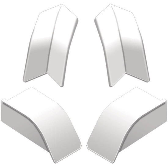 Schluter DILEX-AS Ensemble de coins - plastique PVC blanc éclatant