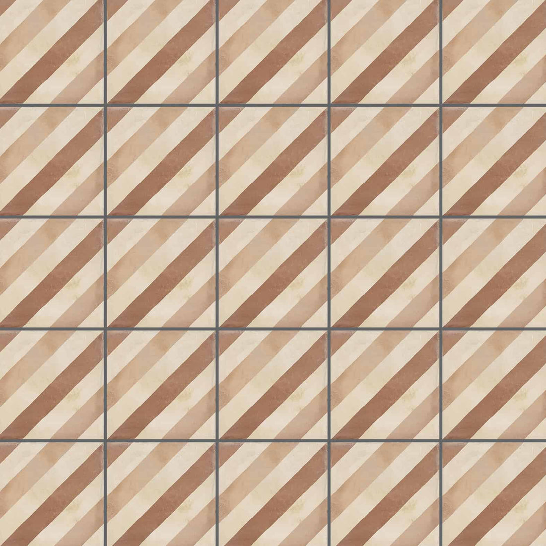Carreaux de céramique Collection Terra Linea C, carrés 8 po x 8 po