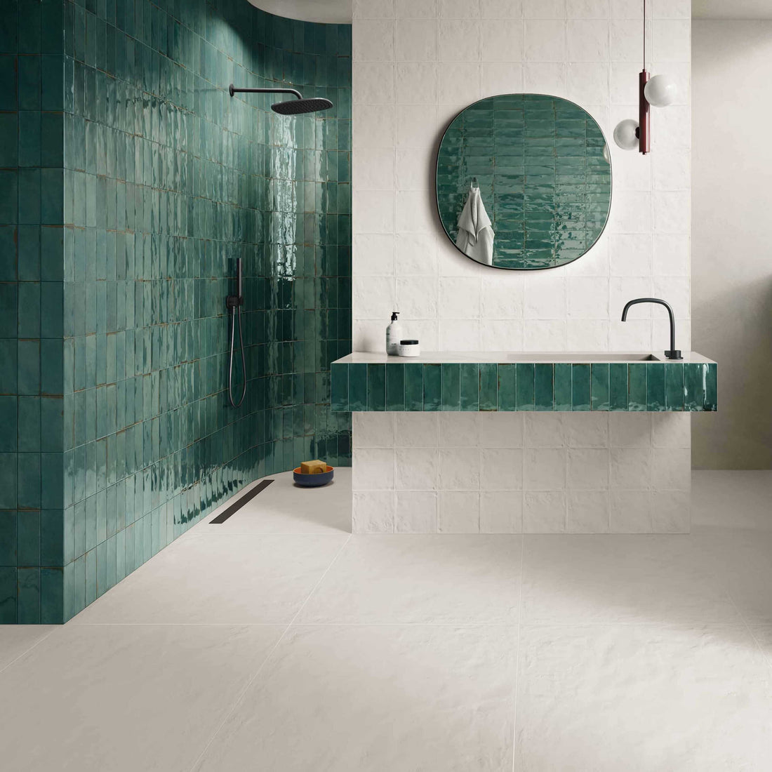 Carreaux de céramique | Collection Forme - 8 po x 8 po