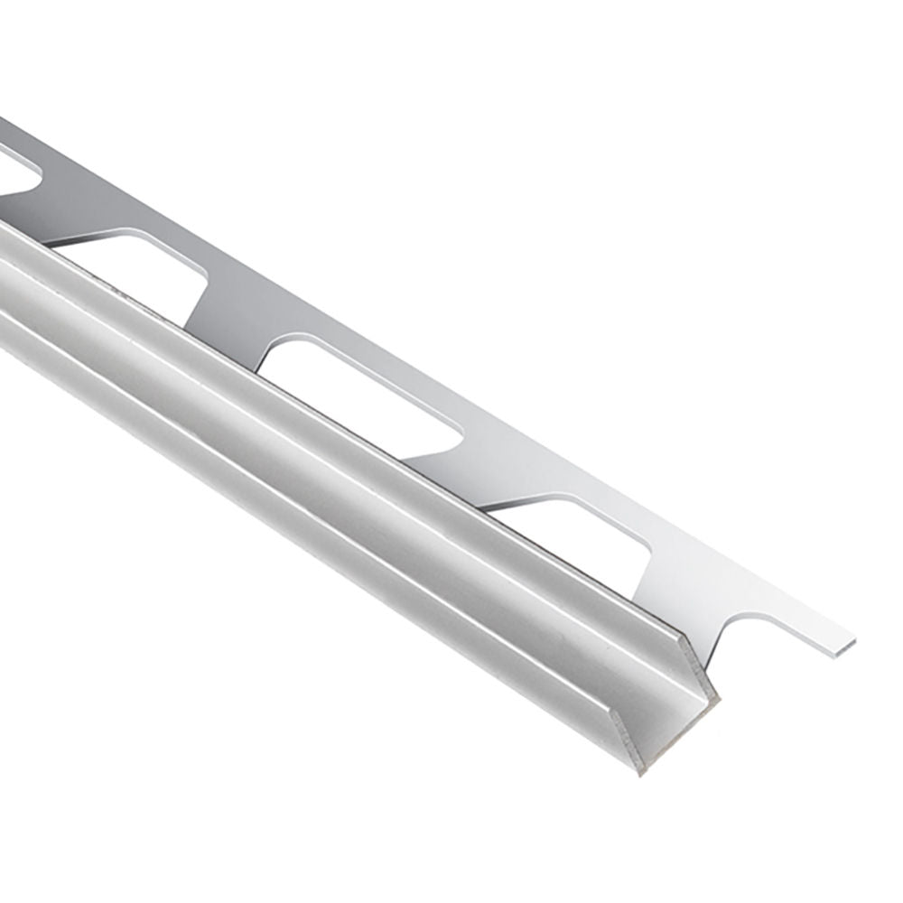 Schluter DECO-SG Profilé décoratif de protection à rainure - aluminium anodisé mat 15/32" x 8' 2-1/2" x 5/16" (8 mm)