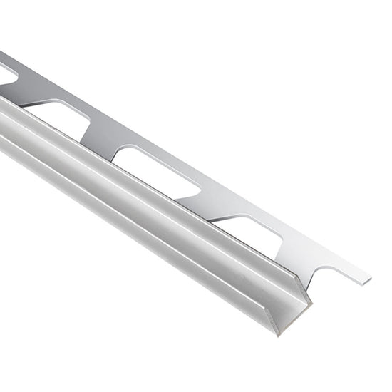 Schluter DECO-SG Profilé décoratif de protection à rainure - aluminium anodisé mat 15/32" x 8' 2-1/2" x 5/16" (8 mm)