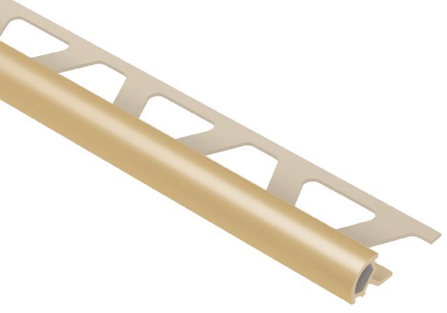 Schluter RONDEC Bullnose Trim - Plastique (PVC) Beige Clair 7/16" (11 mm) x 8' 2-1/2"
