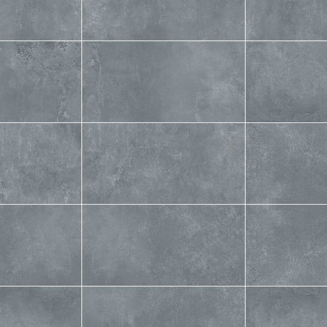 Carreaux de céramique Collection Social 12x24 po anthracite, rectangulaires grand format gris foncé