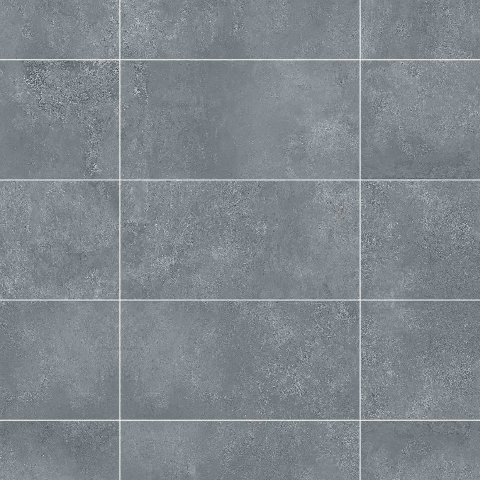 Carreaux de céramique Collection Social 12x24 po anthracite, rectangulaires grand format gris foncé