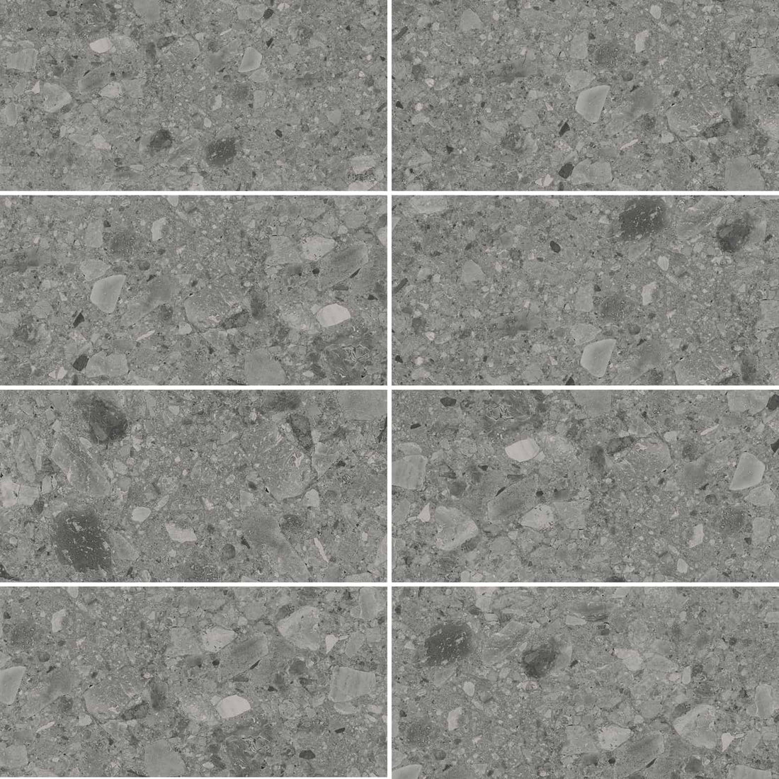 Carreaux de céramique Collection Flodsten 12x24 po couleur fumée finition mate