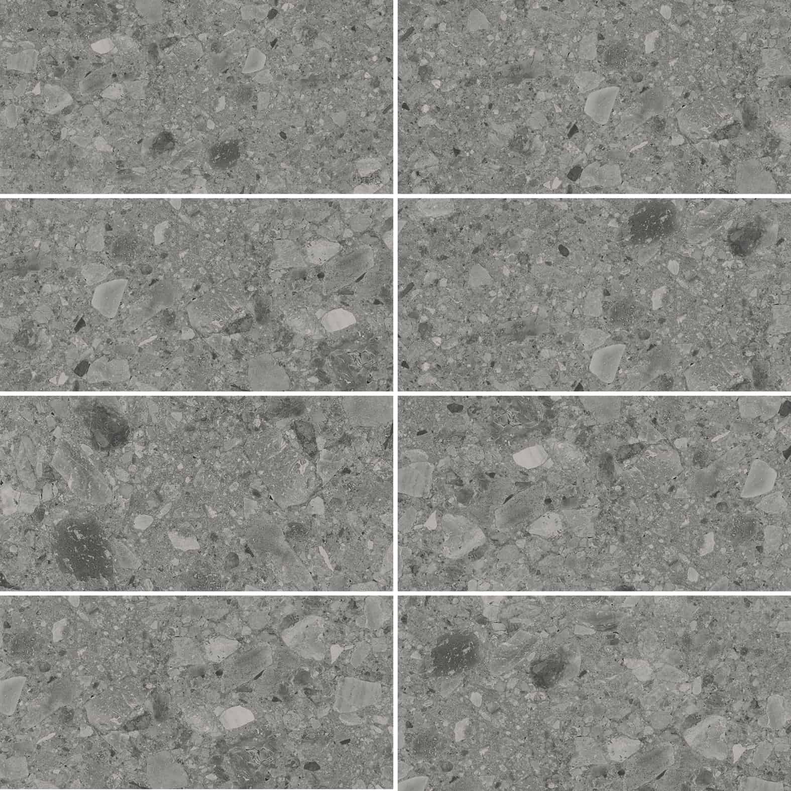 Carreaux de céramique Collection Flodsten 12x24 po couleur fumée finition mate