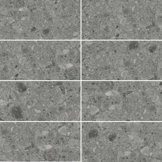 Carreaux de céramique Collection Flodsten 12x24 po couleur fumée finition mate