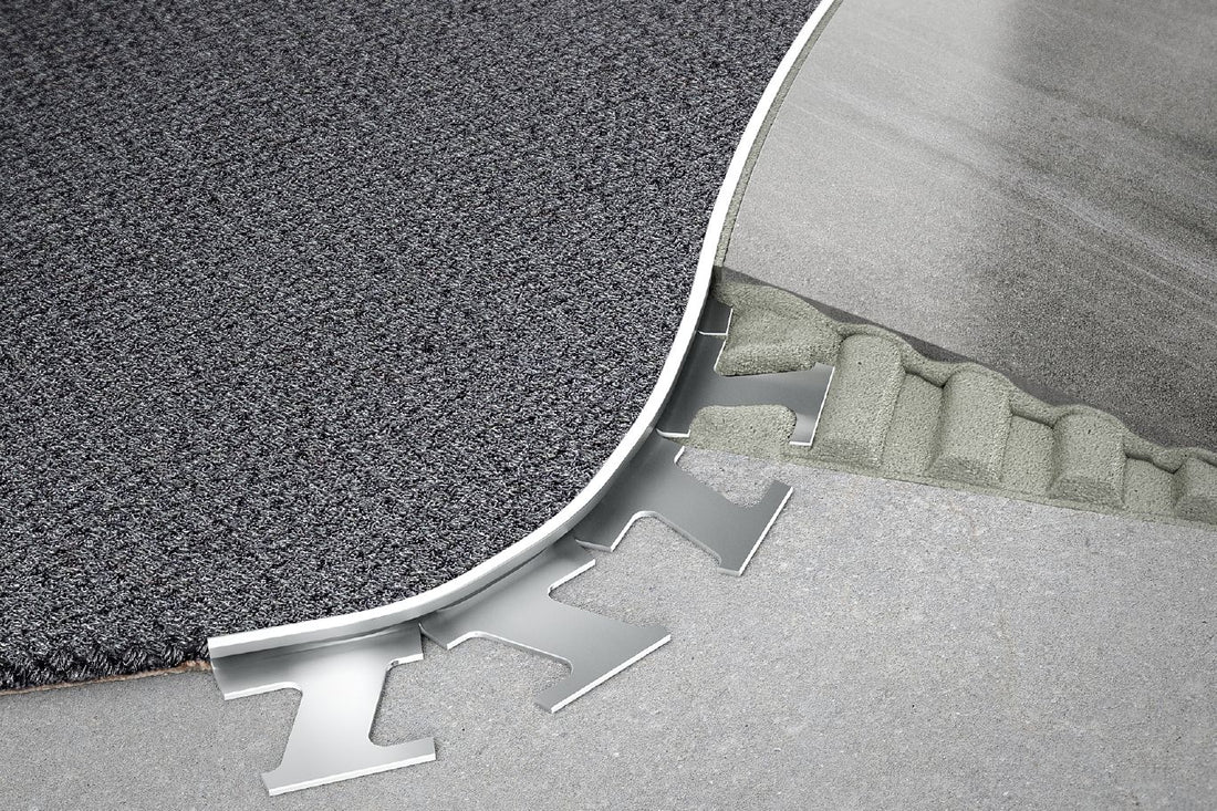 Schluter SCHIENE Profilé radius de bordure pour mur/plancher - aluminium anodisé mat 3/8" (10 mm) x 8' 2-1/2"