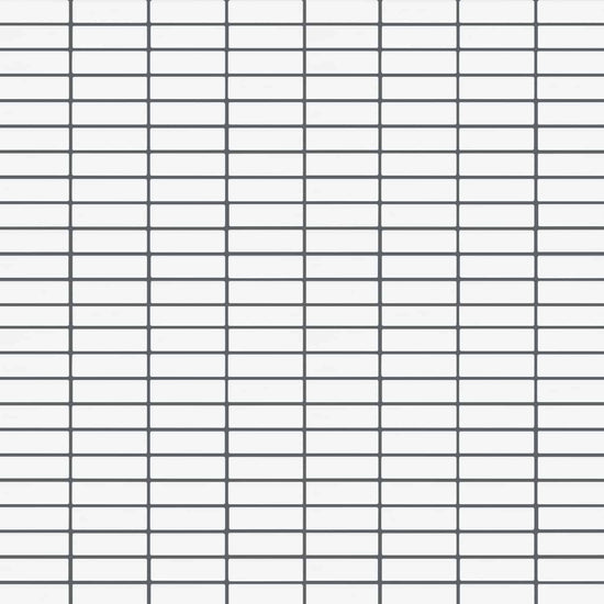 Carreaux de céramique Collection Vintage - Mosaïque 1 po x 3 po Bianco, tuiles rectangulaires blanches