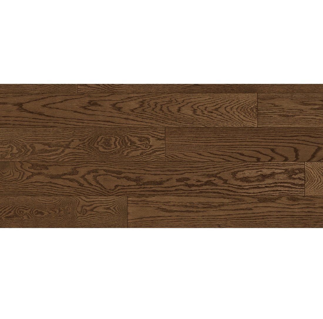 Preverco Bois franc SolidClassic Chêne rouge V+ Amsterdam Mat, lames 5 po x 3/4 po, grain chaud et veines visibles