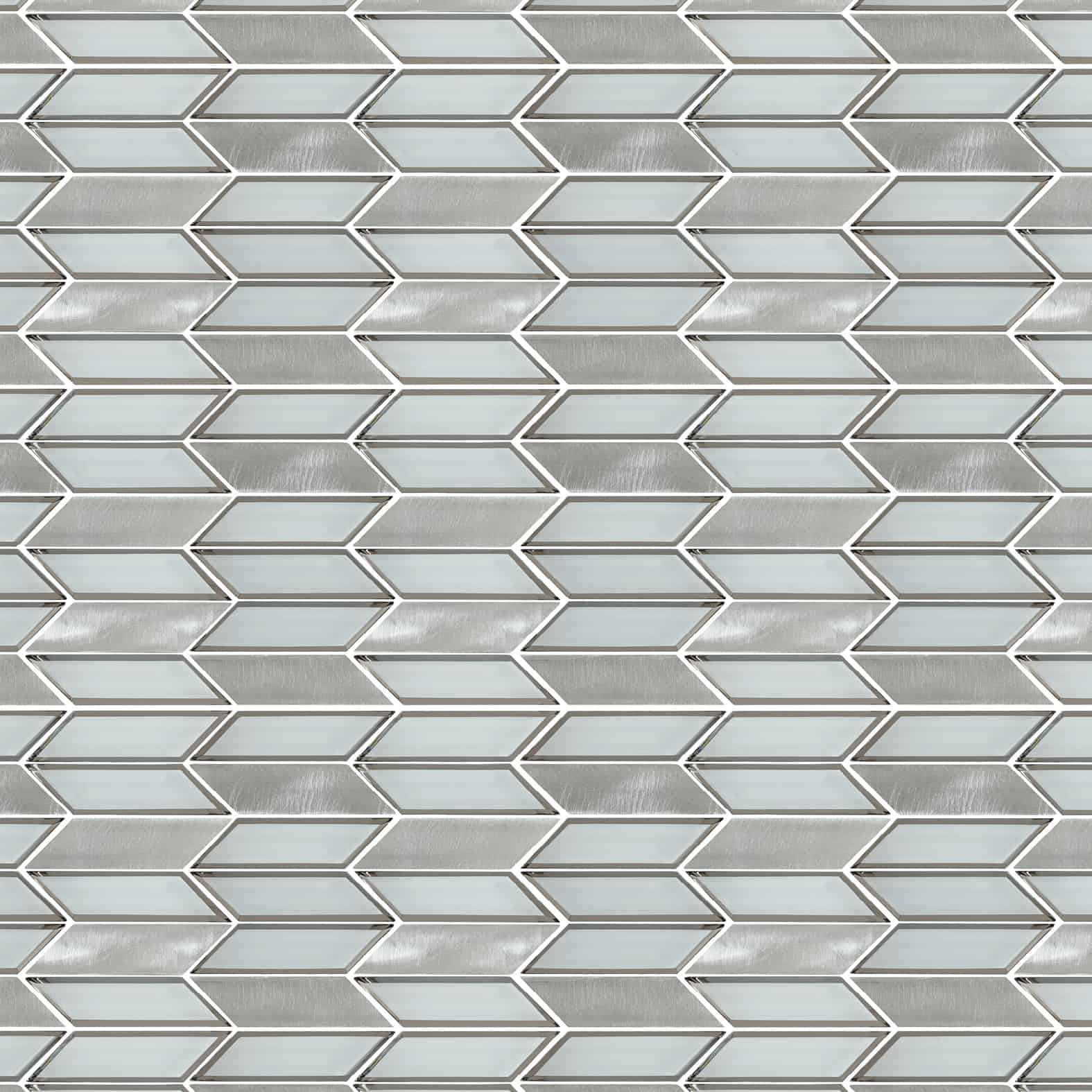 Carreaux de céramique Collection Archer mosaïque 2 po x 6 po Bianco blanc