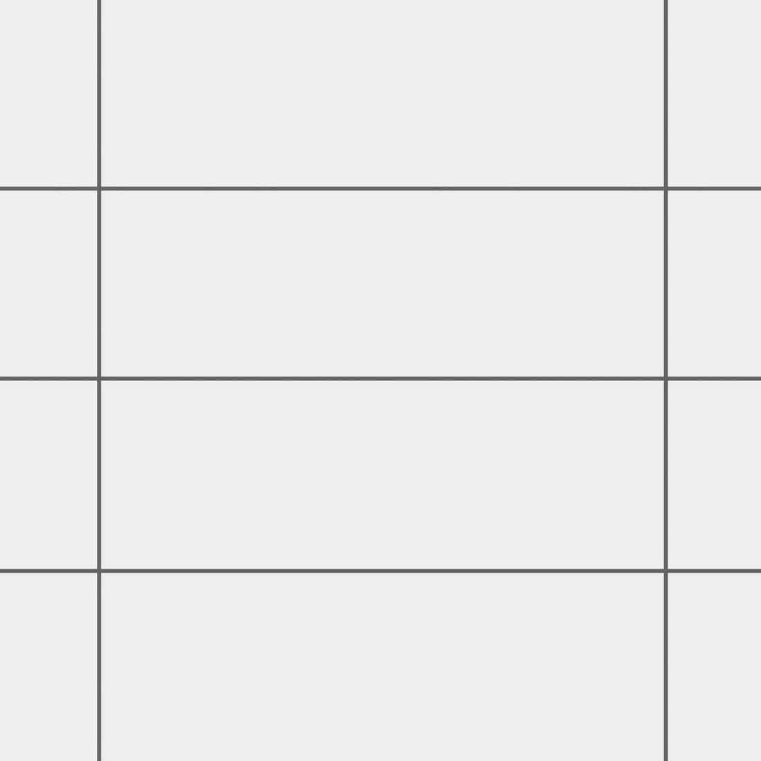 Carreaux de céramique Collection Superwhite 12 po x 36 po blanc mat