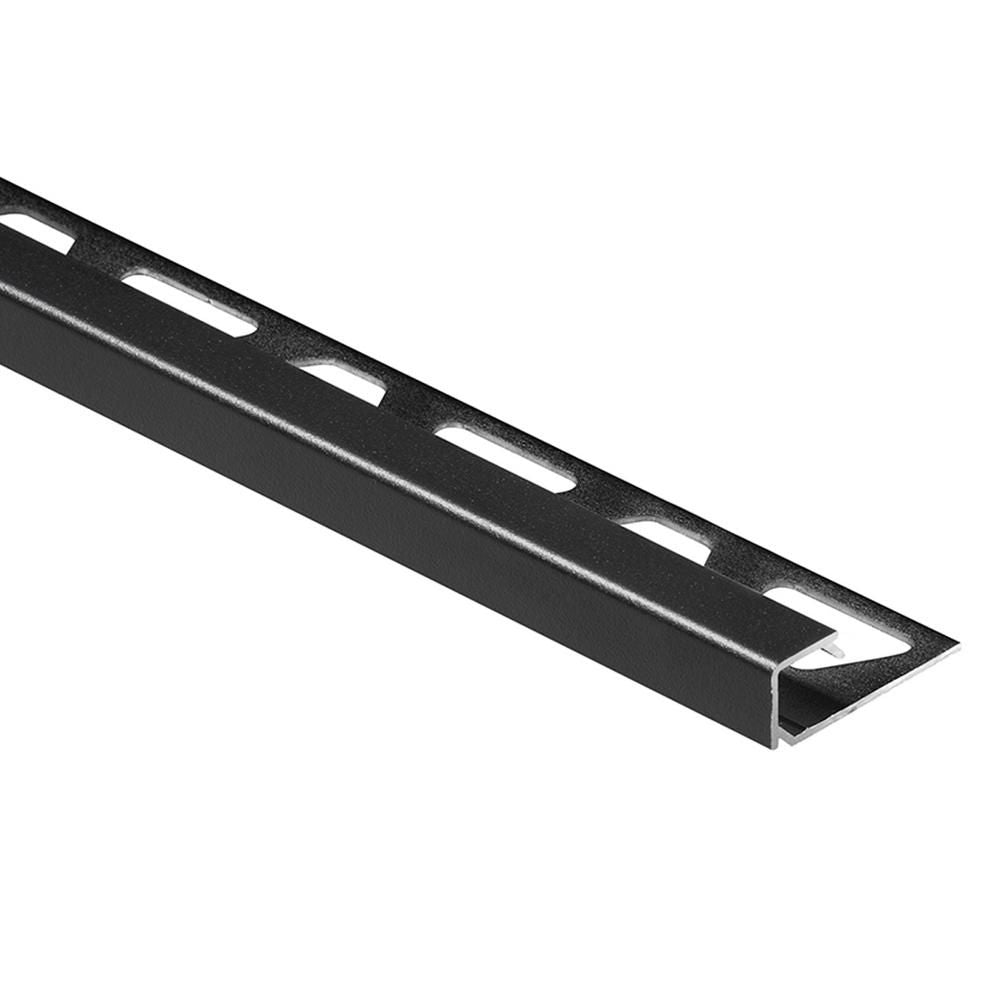 Schluter QUADEC Profilé de bordure carré - aluminium noir mat 5/16" (8 mm) x 8' 2-1/2"