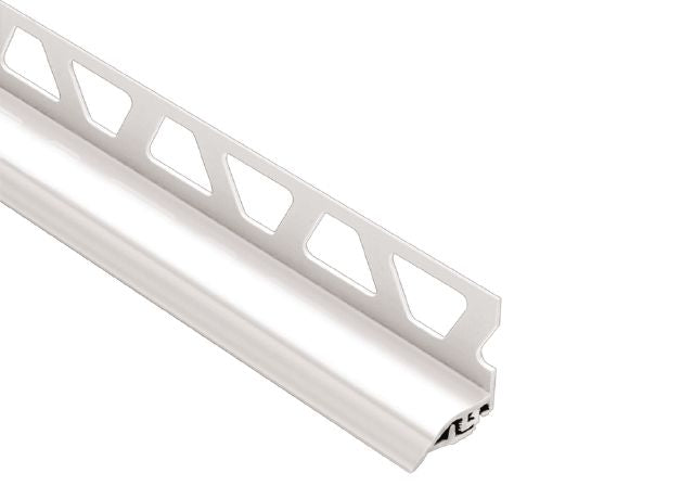 Schluter DILEX-AS profilé joint périmétral PVC blanc éclatant 8' (2-1/2) avec ailette d'ancrage et ruban adhésif