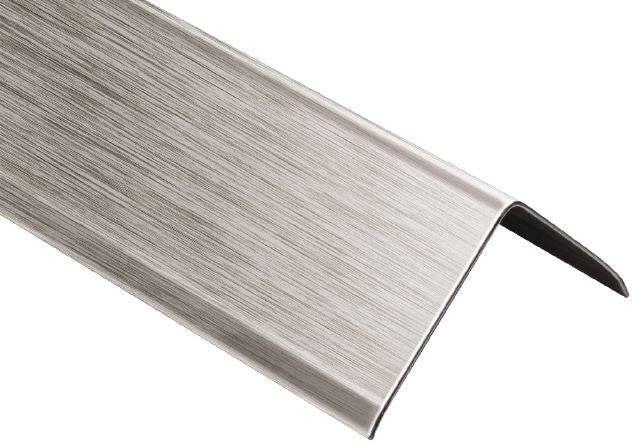 Schluter ECK-K Profilé robuste de protection des coins extérieurs 90° - acier inoxydable (V2) brossé 1-1/4" x 6' 7"