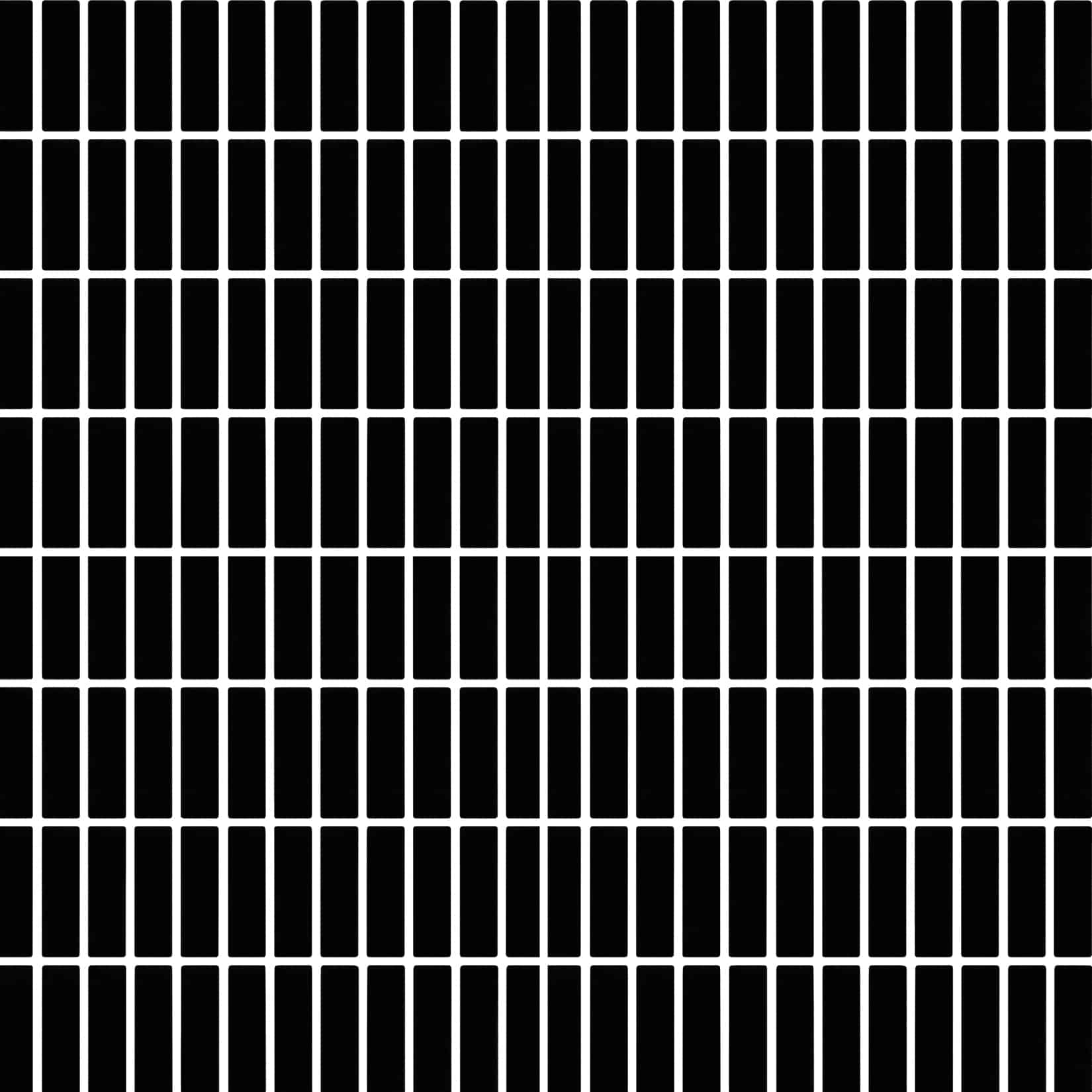 Carreaux de céramique Collection Vintage mosaïque 1 po x 3 po Nero noir profond motif brique