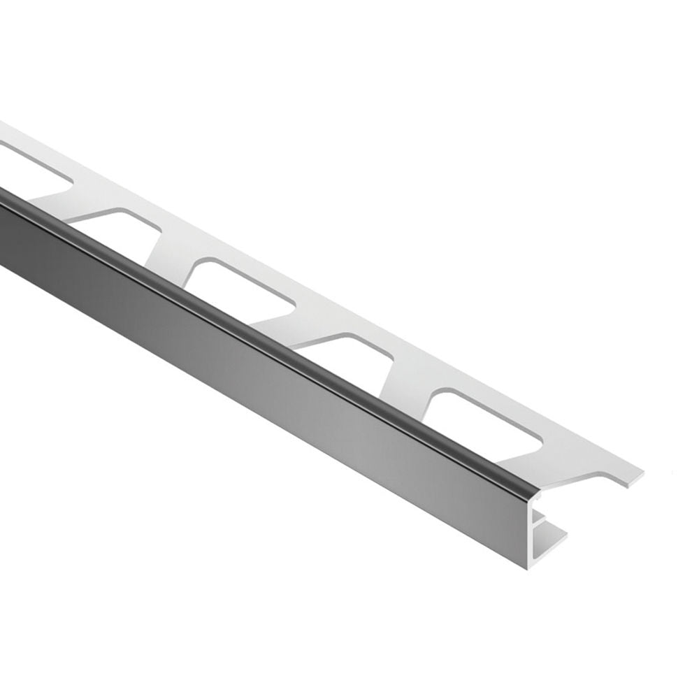 Schluter JOLLY-P Profilé de bordure de mur - Plastique PVC noir 3/16" (4.5 mm) x 8' 2-1/2"