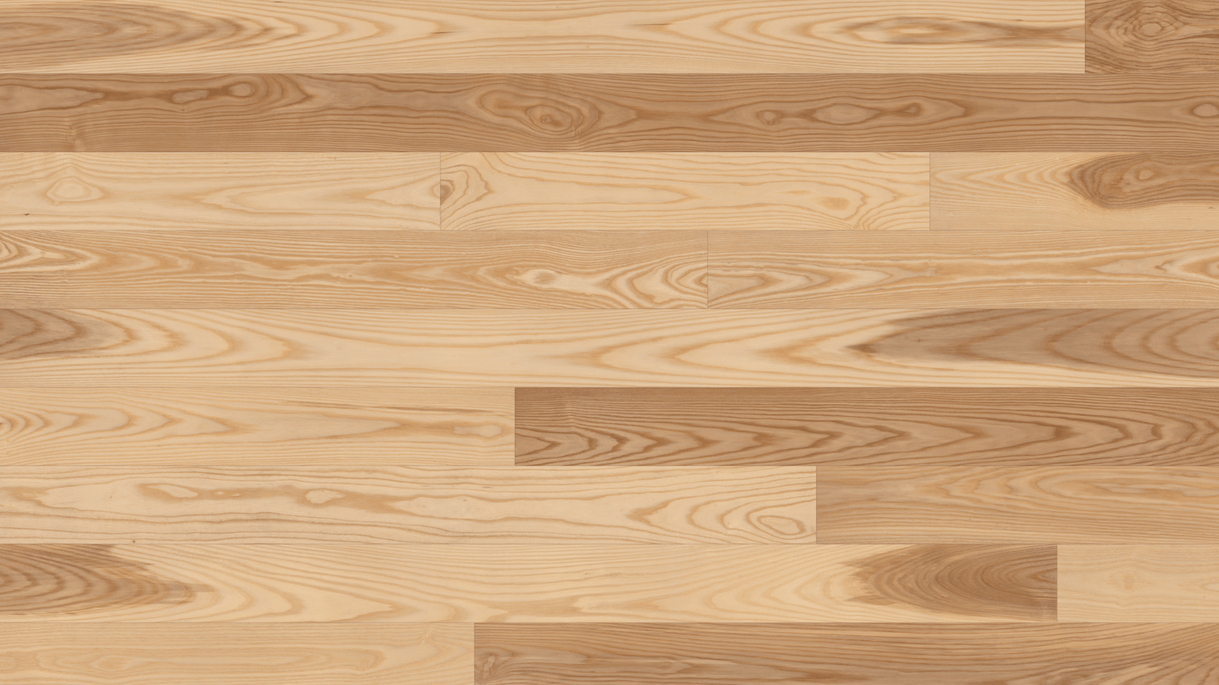 Preverco Bois d'ingénierie Flex19 Frêne Nuance Naturel Satiné, lame 4-3/8 po × 3/4 po