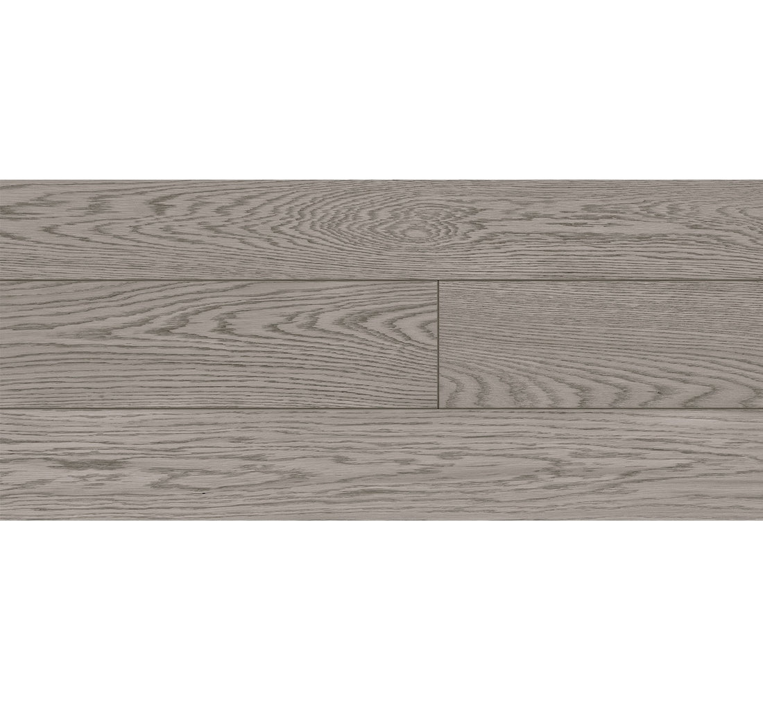 Preverco Bois d'ingénierie Flex19 chêne blanc, nuance inox mat, lames 7-1/8 in x 3/4 in