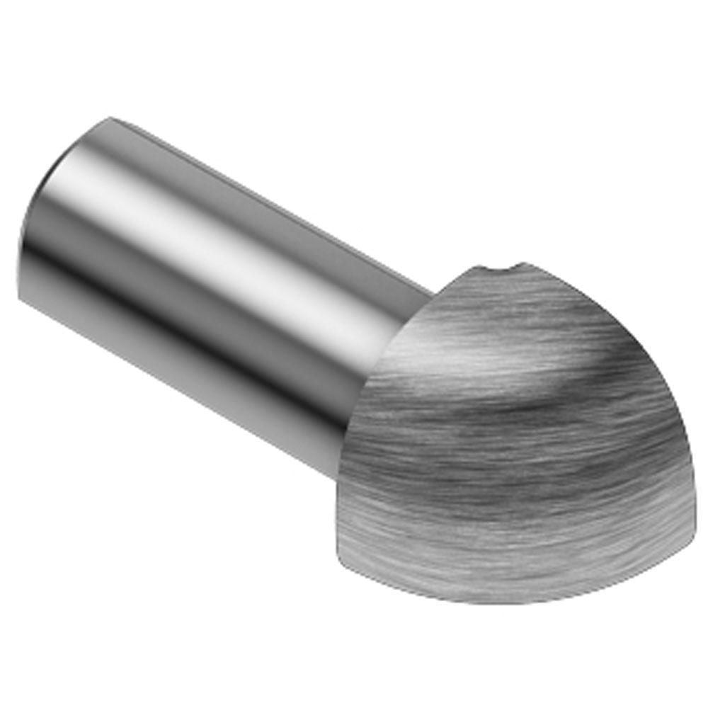 Schluter RONDEC Coin extérieur 90° - acier inoxydable (V2) brossé 7/16" (11 mm)