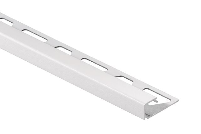 Schluter Profilé carré QUADEC - aluminium blanc mat 5/16" (8 mm) x 10'
