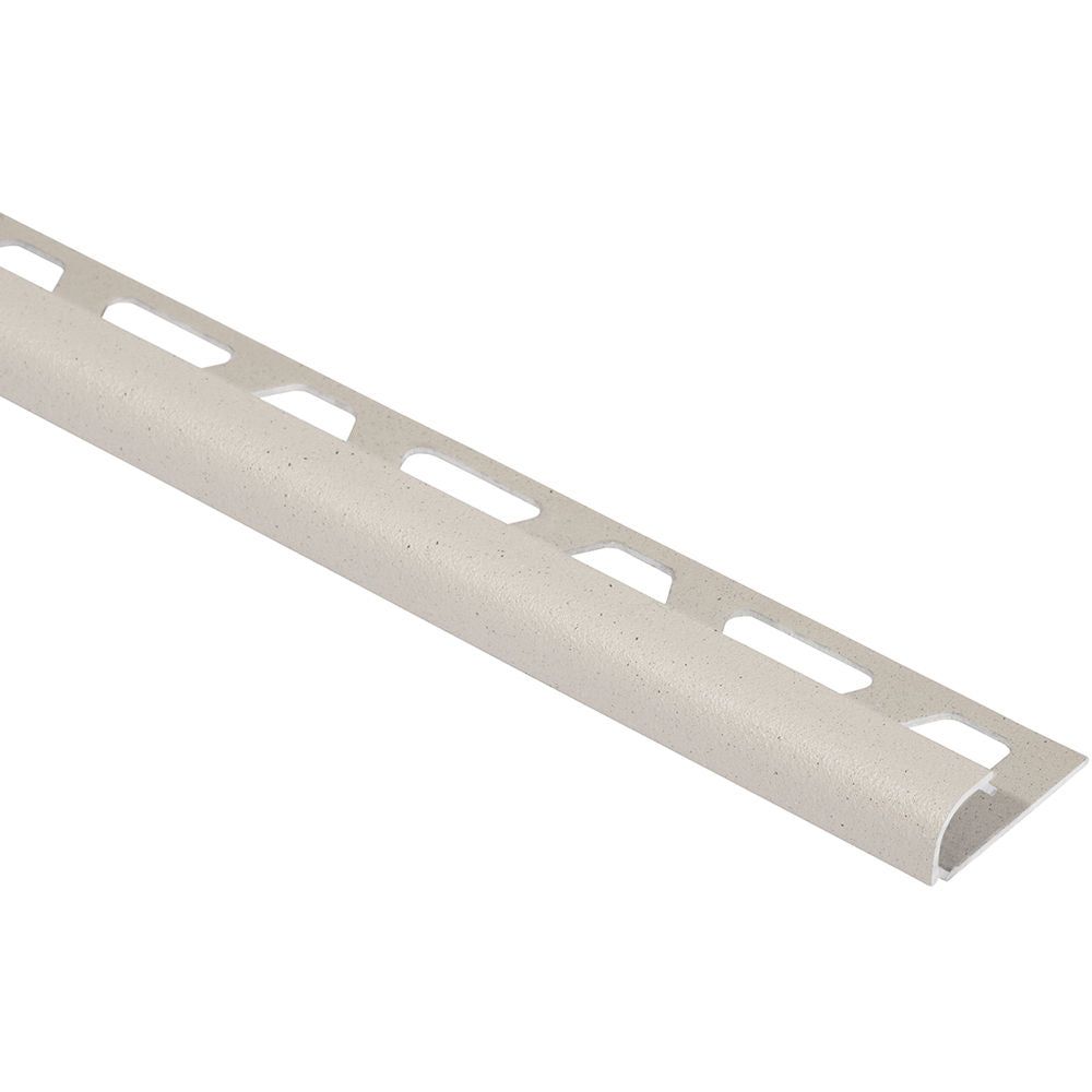 Schluter RONDEC Profilé de bordure rond - aluminium ivoire 1/4" (6 mm) x 8' 2-1/2"