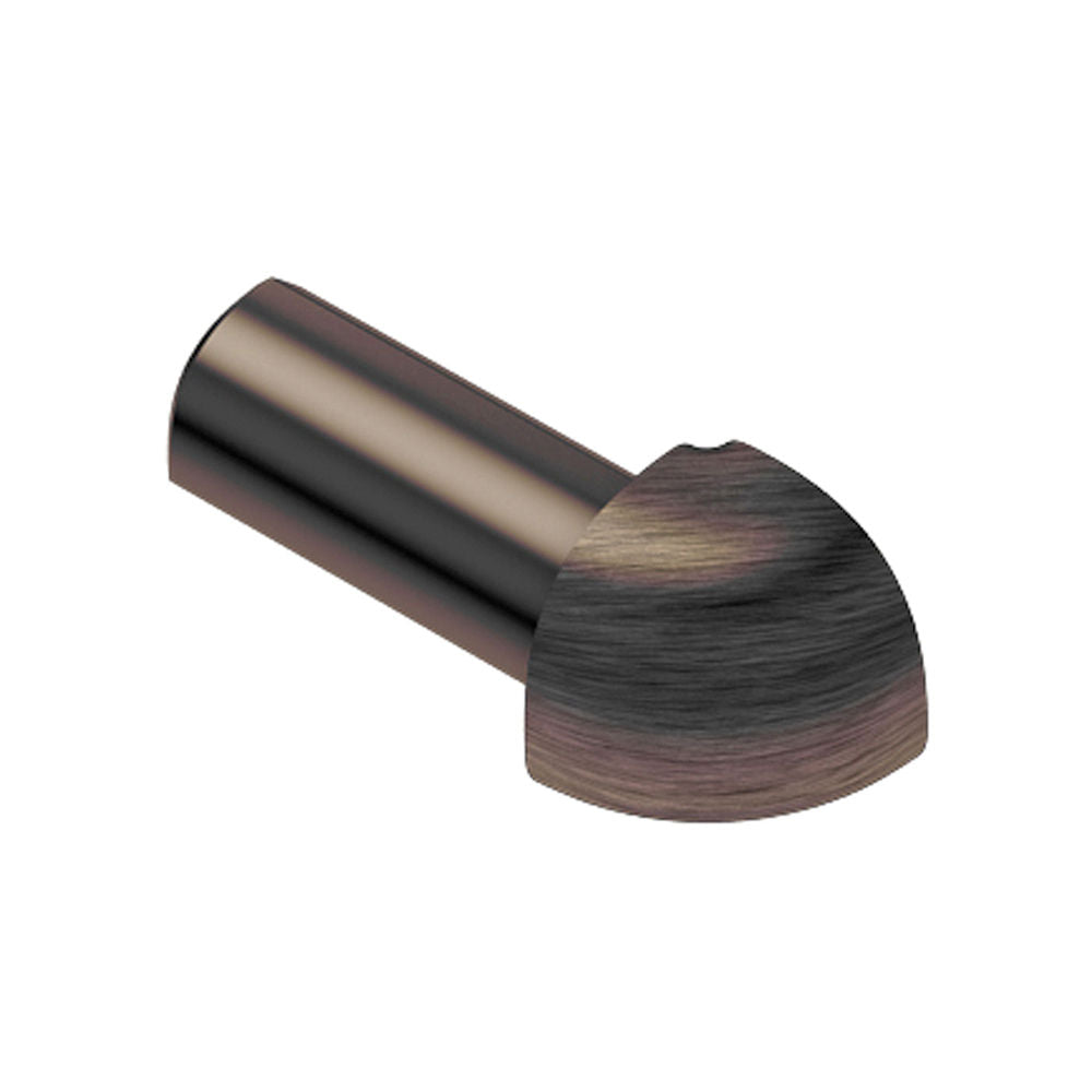 Schluter RONDEC Coin extérieur 90° - aluminium anodisé bronze antique brossé 5/16" (8 mm)