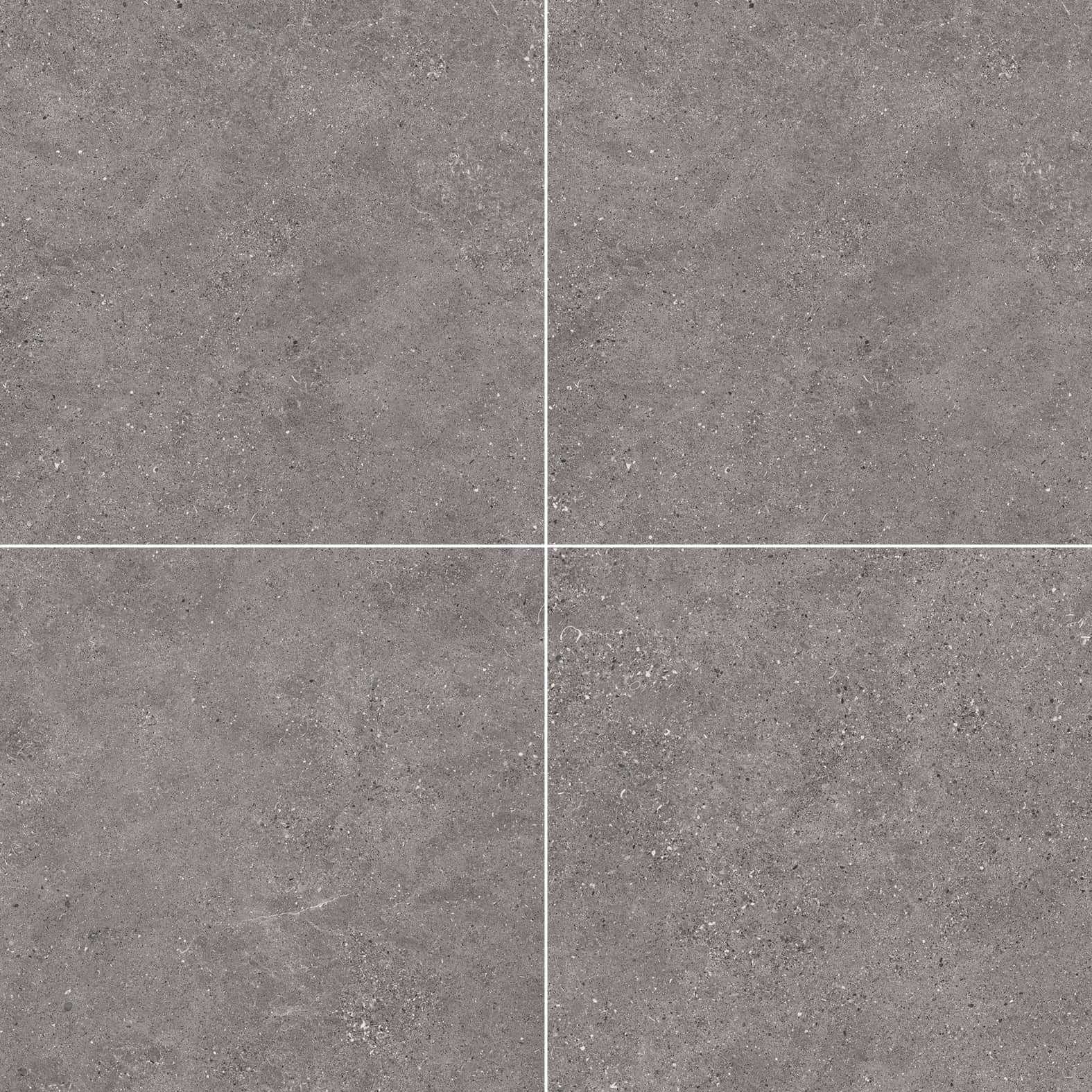 Carreaux de céramique Collection Kalksten 24 po x 24 po, couleur Fumée, finition mate